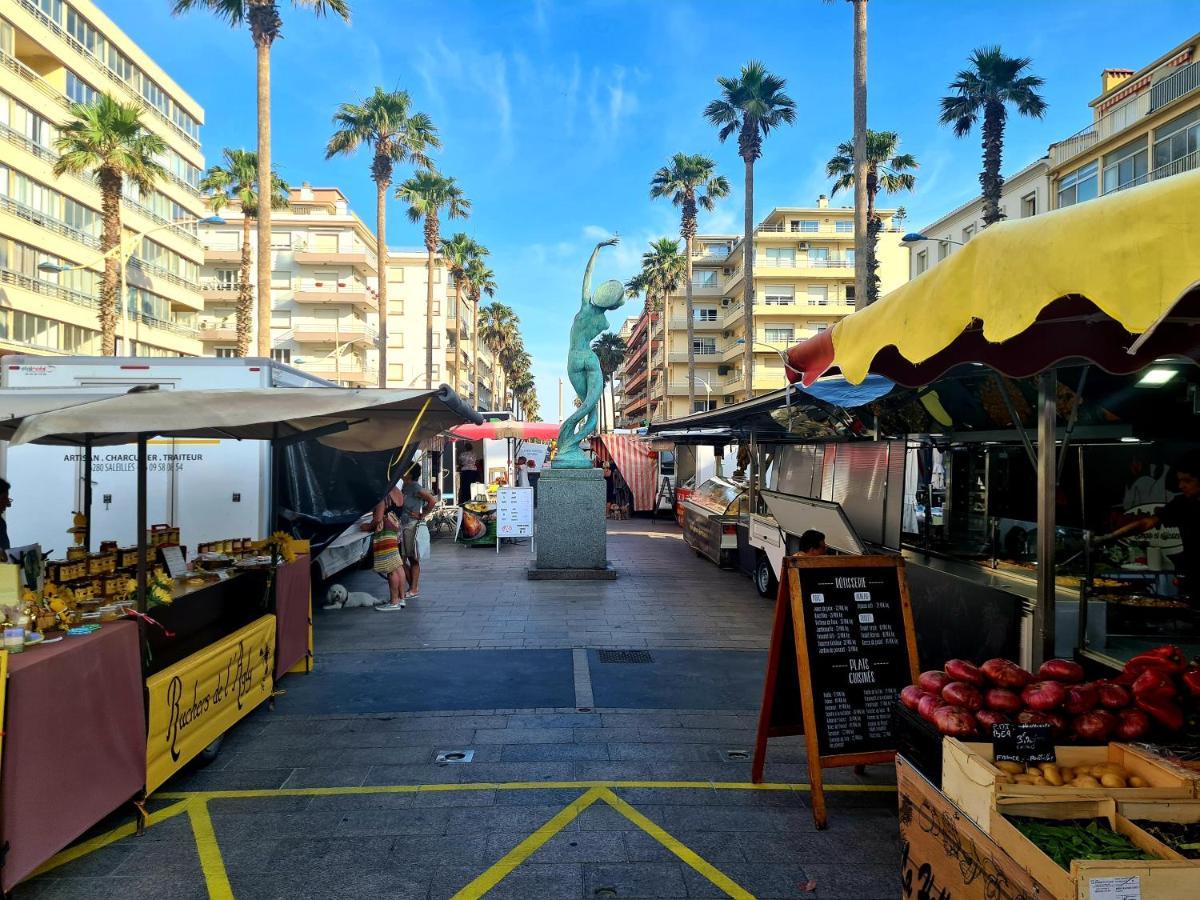 Appartement Mediterranee 150M De La Plage Canet-en-Roussillon Eksteriør bilde